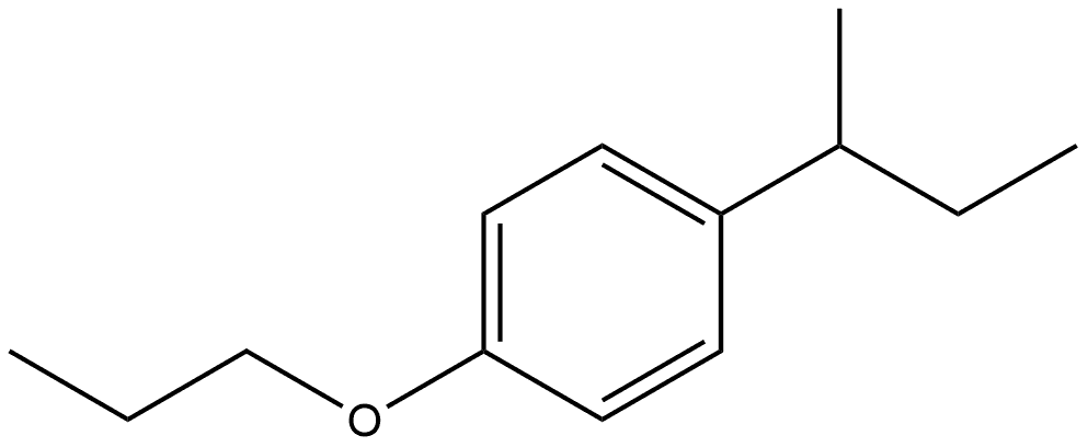 1-(1-Methylpropyl)-4-propoxybenzene Structure