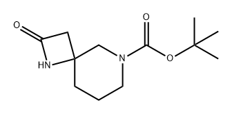 1,6-Diazaspiro[3.5]nonane-6-carboxylic acid, 2-oxo-, 1,1-dimethylethyl ester Structure