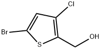 5-?Bromo-?3-?chloro-2-?thiophenemethanol 구조식 이미지