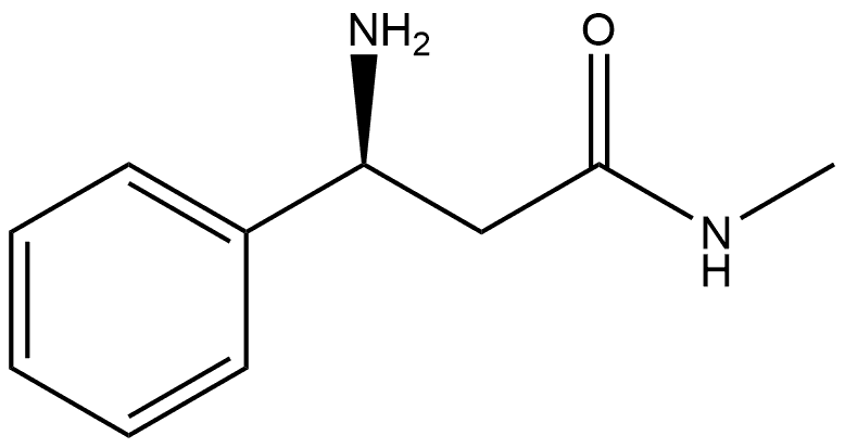 Benzenepropanamide, β-amino-N-methyl-, (S)- (9CI) Structure