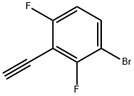 3-Bromo-2,6-difluorophenylacetylene Structure