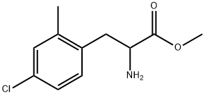 methyl 2-amino-3-(4-chloro-2-methylphenyl)propanoate Structure