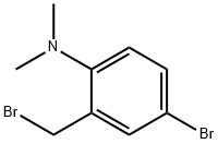 5-Bromo-2-(dimethylamino)benzyl bromide 구조식 이미지