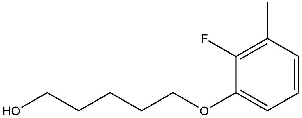 5-(2-Fluoro-3-methylphenoxy)-1-pentanol Structure