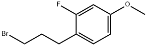 4-(3-Bromopropyl)-3-fluoroanisole Structure