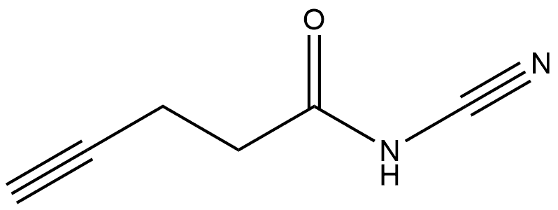 N-Cyanopent-4-ynamide Structure