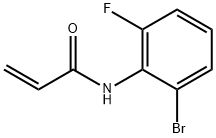 2-Propenamide, N-(2-bromo-6-fluorophenyl)- 구조식 이미지