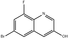 6-bromo-8-fluoroquinolin-3-ol Structure