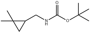 Carbamic acid, N-[(2,2-dimethylcyclopropyl)methyl]-, 1,1-dimethylethyl ester Structure