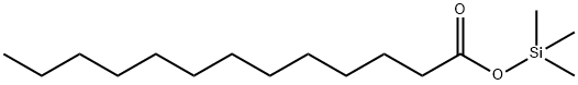 Tridecanoic acid trimethylsilyl ester Structure