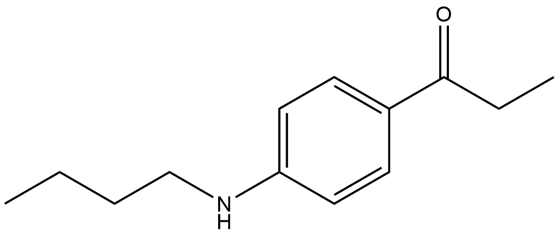 1-[4-(Butylamino)phenyl]-1-propanone Structure