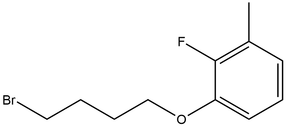 1-(4-Bromobutoxy)-2-fluoro-3-methylbenzene Structure