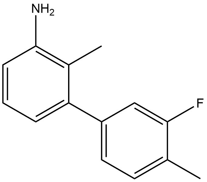 3'-Fluoro-2,4'-dimethyl[1,1'-biphenyl]-3-amine Structure