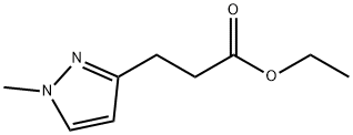 1H-Pyrazole-3-propanoic acid, 1-methyl-, ethyl ester Structure