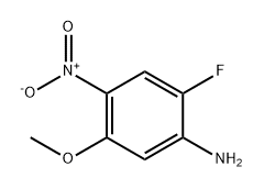 Benzenamine, 2-fluoro-5-methoxy-4-nitro- 구조식 이미지