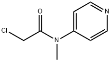 Acetamide, 2-chloro-N-methyl-N-4-pyridinyl- Structure