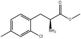 methyl 2-amino-3-(2-chloro-4-methylphenyl)propanoate Structure