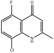 4(1H)-Quinolinone, 8-chloro-5-fluoro-2-methyl- Structure