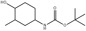 tert-butyl N-(4-hydroxy-3-methylcyclohexyl)carbamate Structure