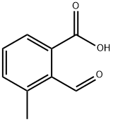 Benzoic acid, 2-formyl-3-methyl- Structure