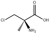 2-Amino-3-chloro-2-methylpropanoic acid Structure