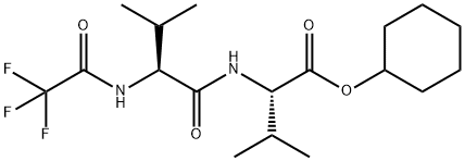 N-TRIFLUOROACETYL-VAL-VAL CYCLOHEXYL*EST ER Structure