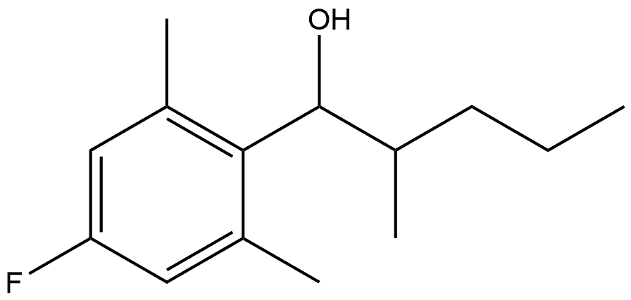 4-Fluoro-2,6-dimethyl-α-(1-methylbutyl)benzenemethanol Structure