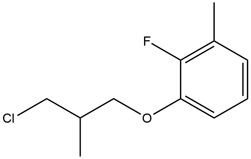 1-(3-Chloro-2-methylpropoxy)-2-fluoro-3-methylbenzene Structure