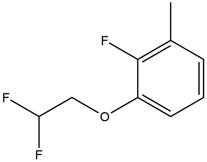 1-(2,2-Difluoroethoxy)-2-fluoro-3-methylbenzene Structure