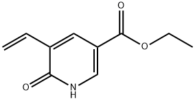 6-Hydroxy-5-vinyl-nicotinic acid ethyl ester Structure