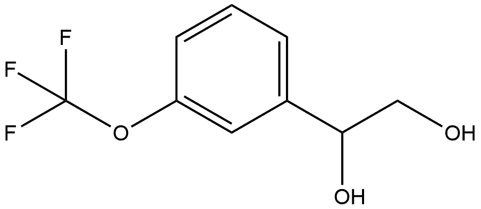 1-[3-(Trifluoromethoxy)phenyl]-1,2-ethanediol Structure