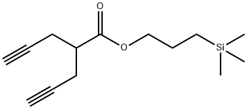 2-((Trimethylsilyl)methyl)pent-4-yn-1-yl pent-4-ynoate Structure