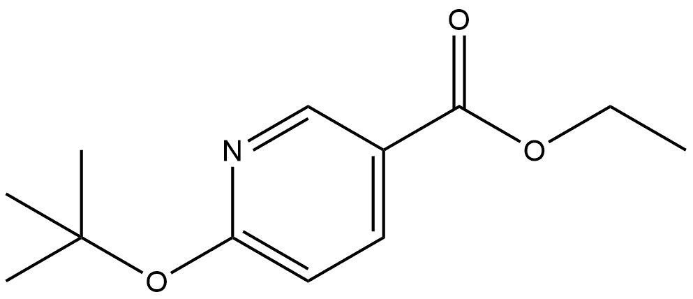 Ethyl 6-(1,1-dimethylethoxy)-3-pyridinecarboxylate Structure