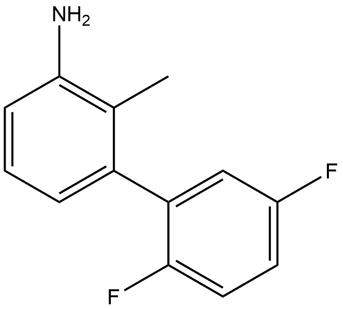 2',5'-Difluoro-2-methyl[1,1'-biphenyl]-3-amine Structure