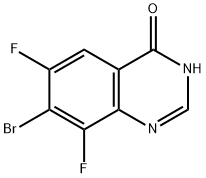 7-bromo-6,8-difluoro-quinazolin-4-ol 구조식 이미지