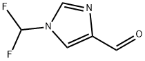 1H-Imidazole-4-carboxaldehyde, 1-(difluoromethyl)- 구조식 이미지