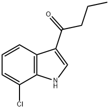 1-(7-chloro-1H-indol-3-yl)butan-1-one Structure