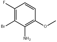 2-Bromo-3-fluoro-6-methoxyaniline Structure