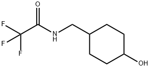 Acetamide, 2,2,2-trifluoro-N-[(4-hydroxycyclohexyl)methyl]- Structure