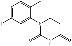 2,4(1H,3H)-Pyrimidinedione, dihydro-1-(5-iodo-2-methylphenyl)- Structure