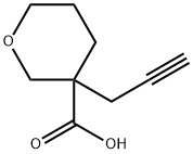 3-(prop-2-yn-1-yl)oxane-3-carboxylic acid Structure