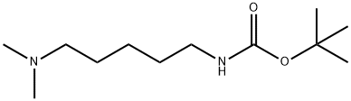 Carbamic acid, N-[5-(dimethylamino)pentyl]-, 1,1-dimethylethyl ester Structure