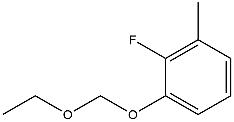 1-(Ethoxymethoxy)-2-fluoro-3-methylbenzene Structure