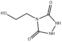 4-(2-hydroxyethyl)-1,2,4-triazolidine-3,5-dione Structure