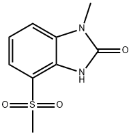 4-methanesulfonyl-1-methyl-1H-1,3-benzodiazol-2-ol Structure