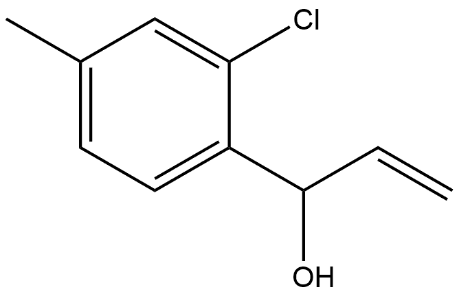 2-Chloro-α-ethenyl-4-methylbenzenemethanol Structure