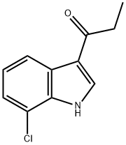 1-(7-chloro-1H-indol-3-yl)propan-1-one Structure