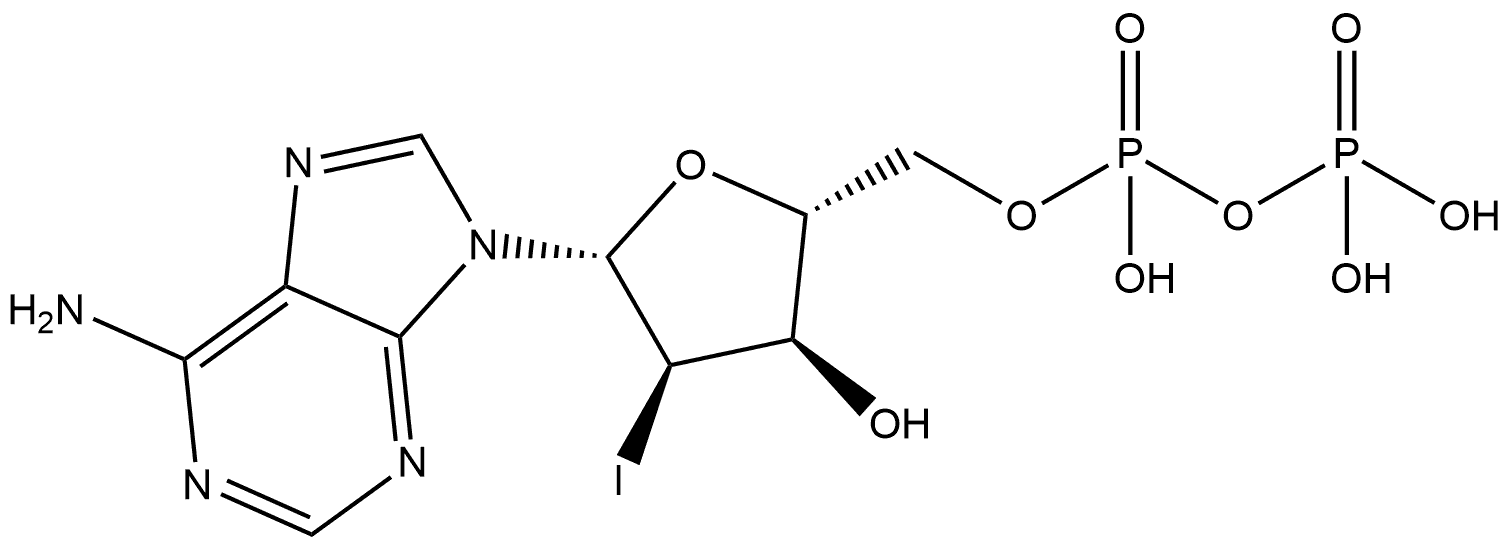2'-Iodo-dADP Structure