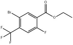 Ethyl 5-bromo-2-fluoro-4-(trifluoromethyl)benzoate Structure