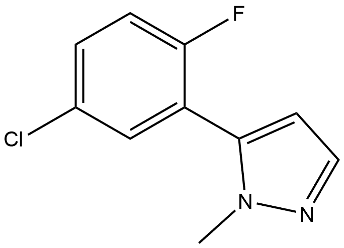 5-(5-Chloro-2-fluorophenyl)-1-methyl-1H-pyrazole Structure